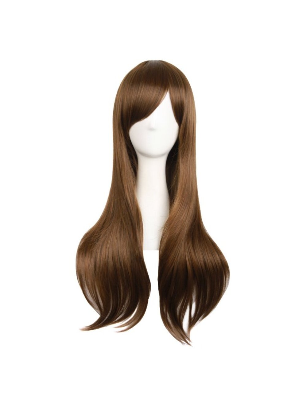 Women's Brown 28" 70cm Long Curly Ends Costume Cosplay Modern Hair Wig